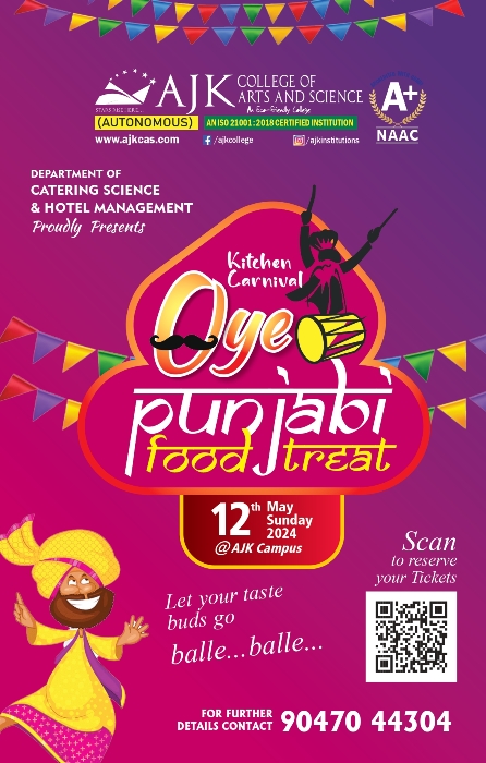 AJK College Kitchen Carnival: Oye Punjabi Food Treat 2024