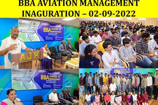 Inauguration of BBA Aviation Management