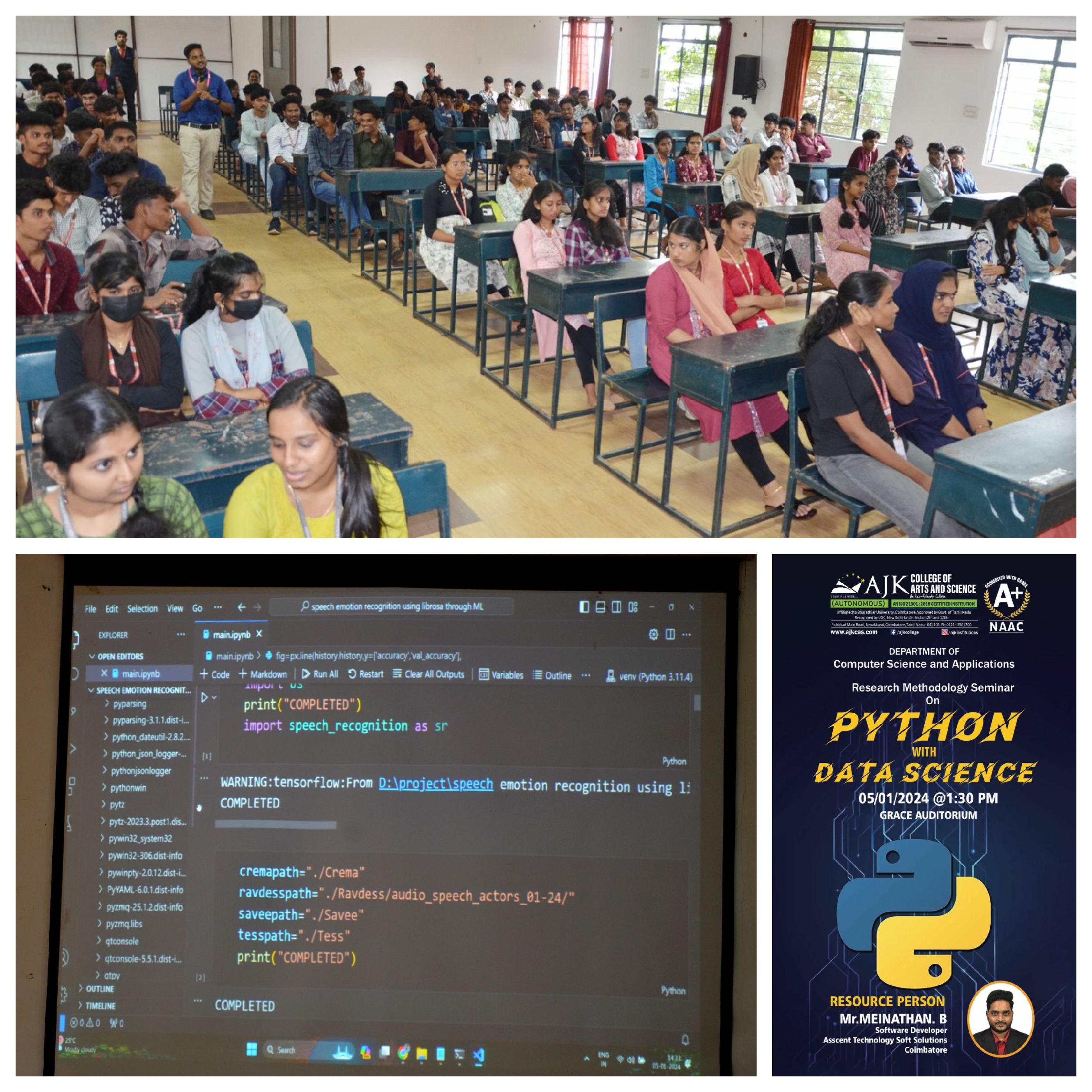 Seminar on Python - AJKCAS